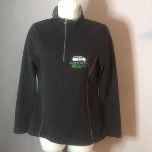 Seahawks Fan Sm 1/4 Fleece Super Bowl XKVIII